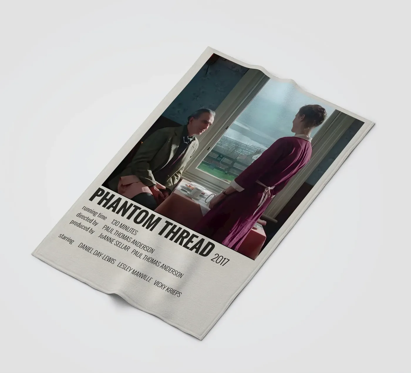 PHANTOM THREAD 2017 coperta in pile da MVFminimalist