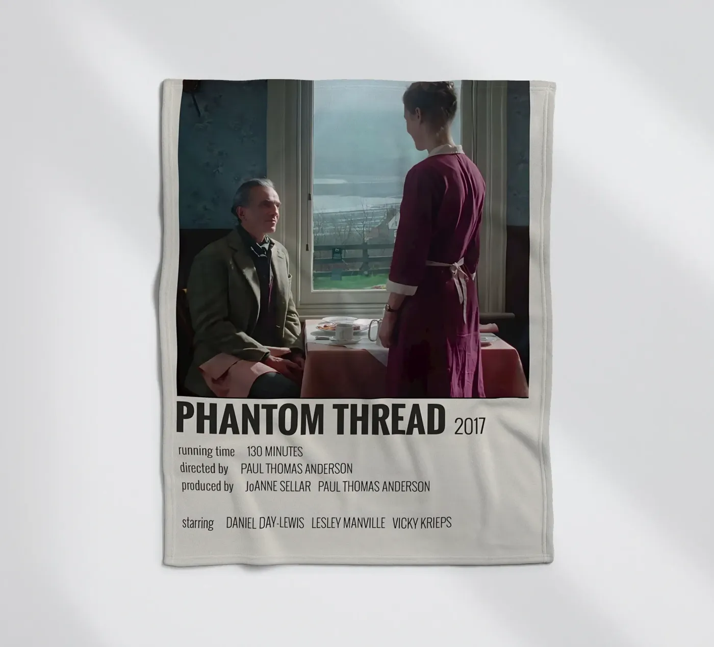 PHANTOM THREAD 2017 coperta in pile da MVFminimalist