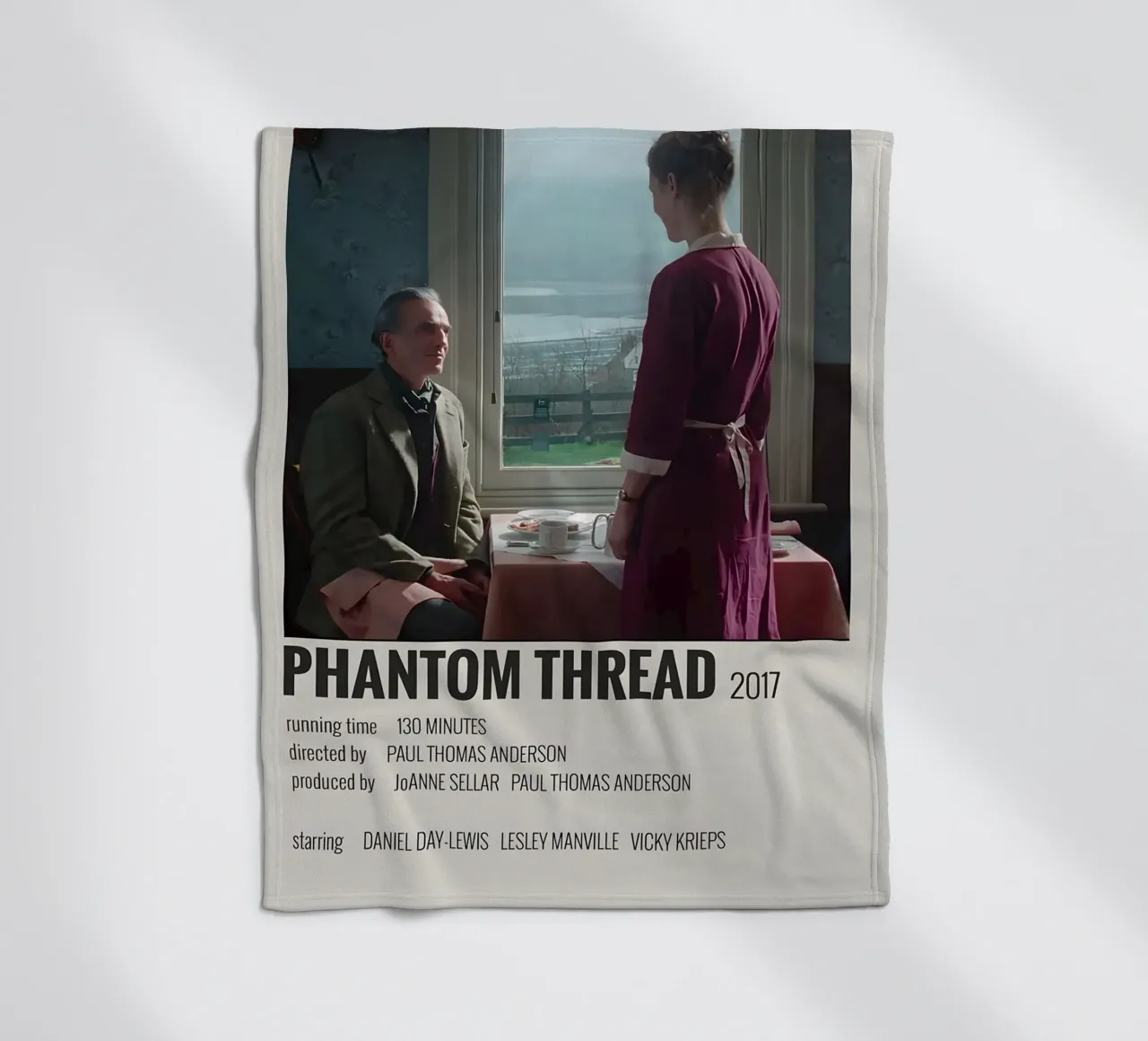 PHANTOM THREAD 2017 Fleecedecke von MVFminimalist