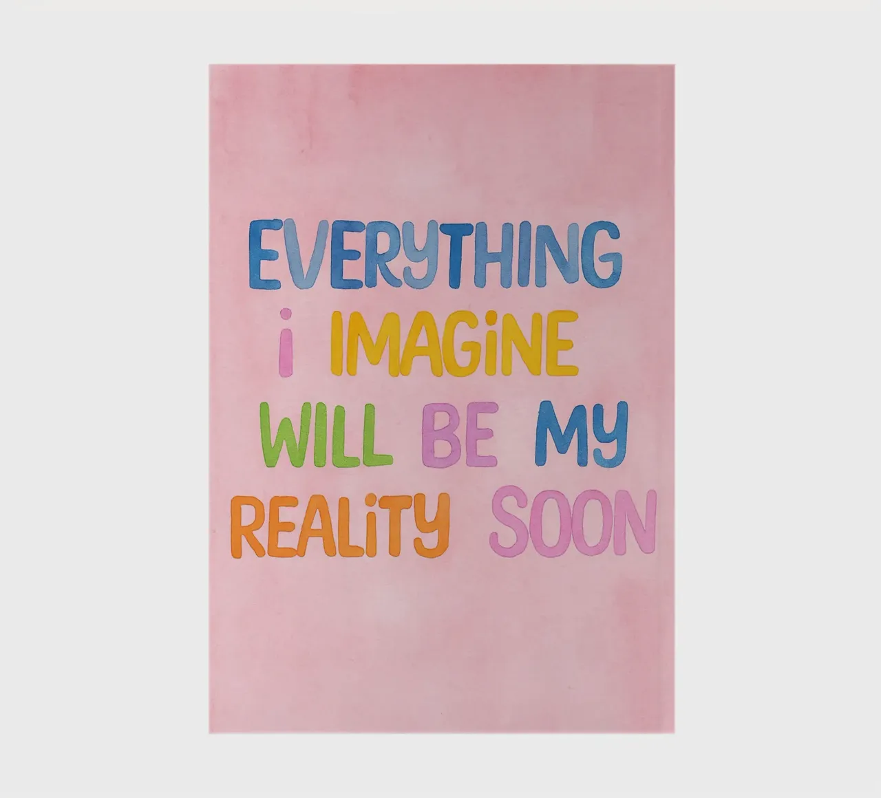 everything i imagine will be my reality soon notebook by onelove