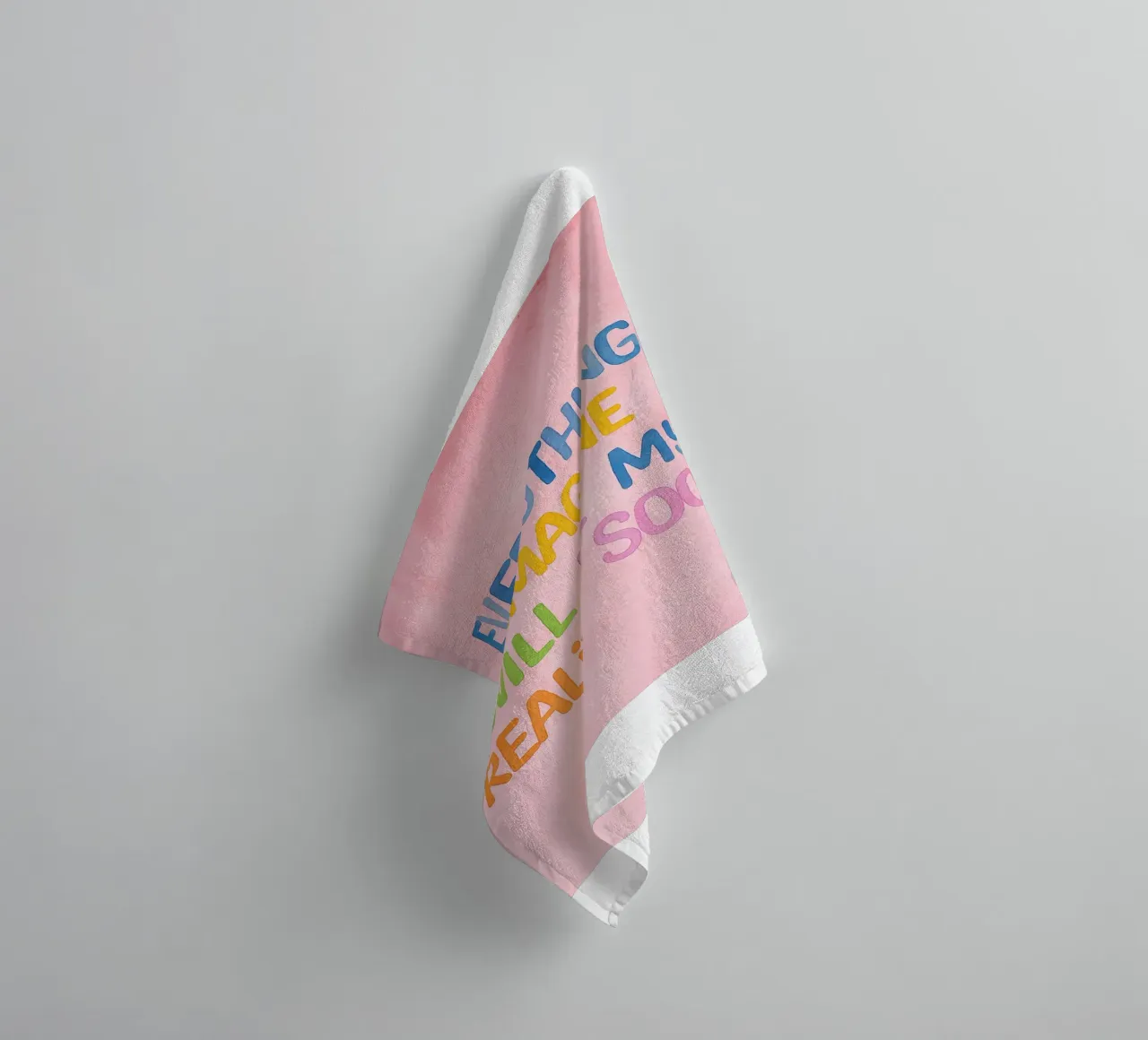 everything i imagine will be my reality soon towel by onelove