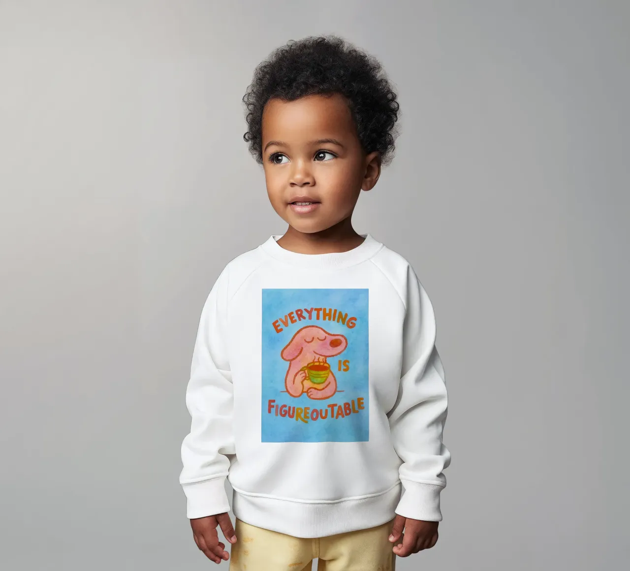 Todo es imaginable sudadera de bebé de onelove