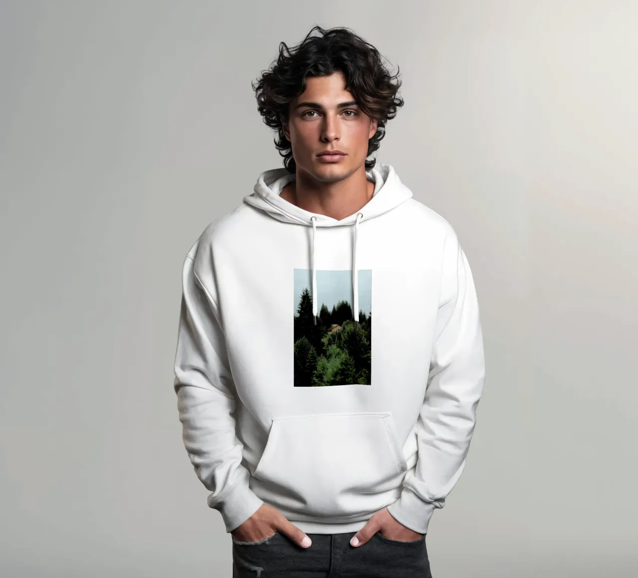 Cabin In The Woods felpa con cappuccio da Sebastian Hilgetag