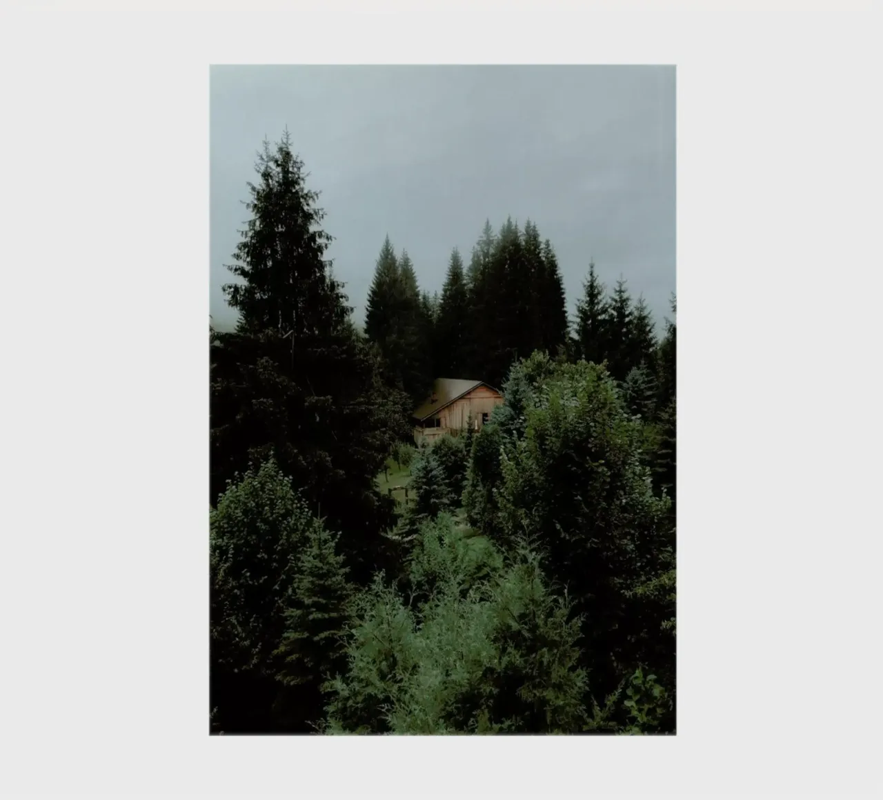 Cabin In The Woods notebook by Sebastian Hilgetag