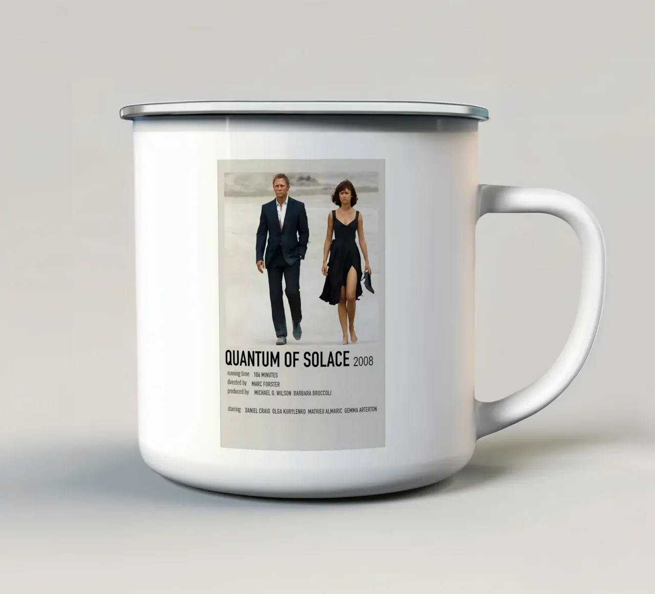 QUANTUM OF SOLACE 2008 tazza in smalto da MVFminimalist