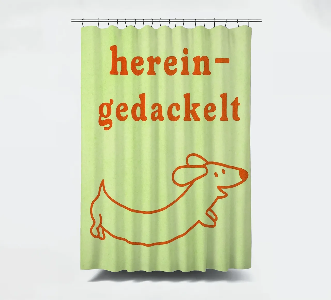herein-gedackelt Duschvorhang von onelove