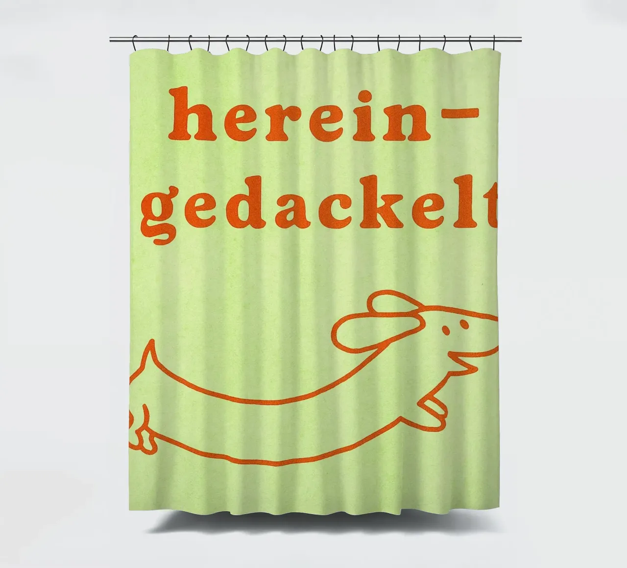 herein-gedackelt Duschvorhang von onelove