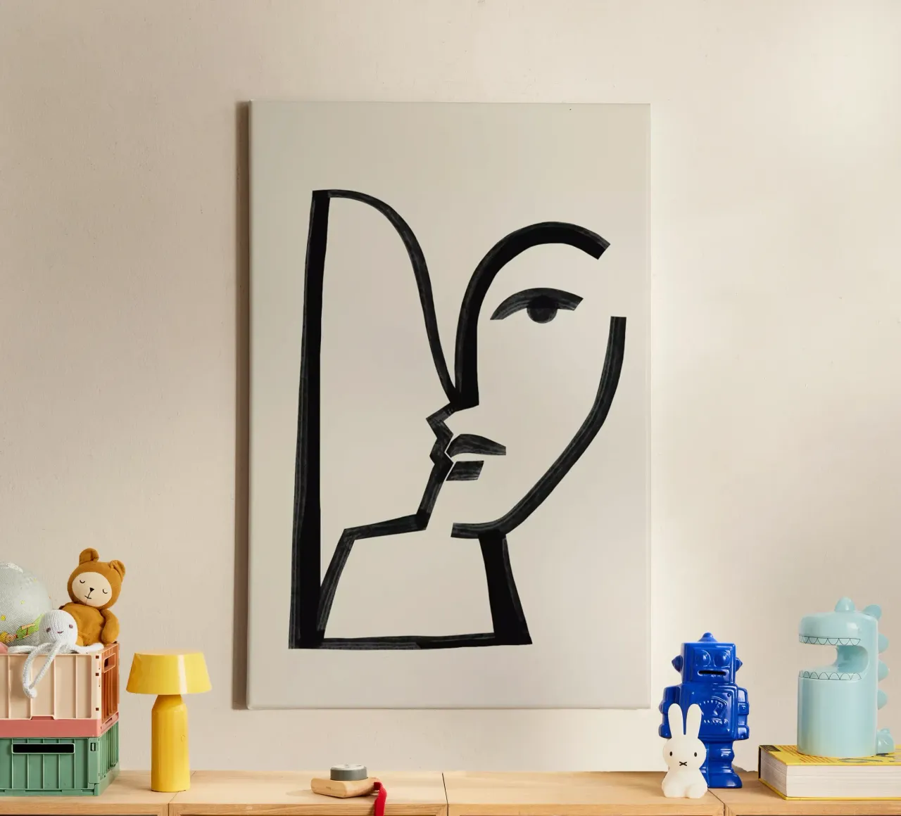 Memory tela con Cornice a cassetta da Kit Agar
