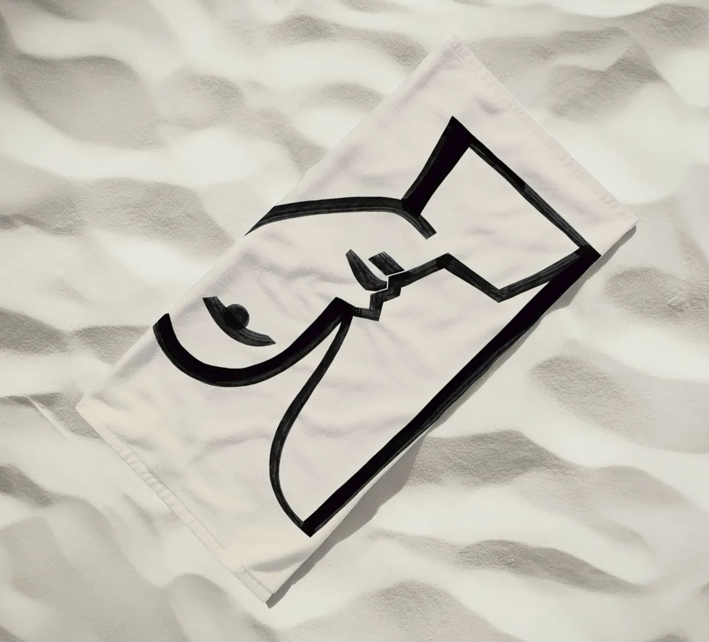 Memory strandhanddoek van Kit Agar