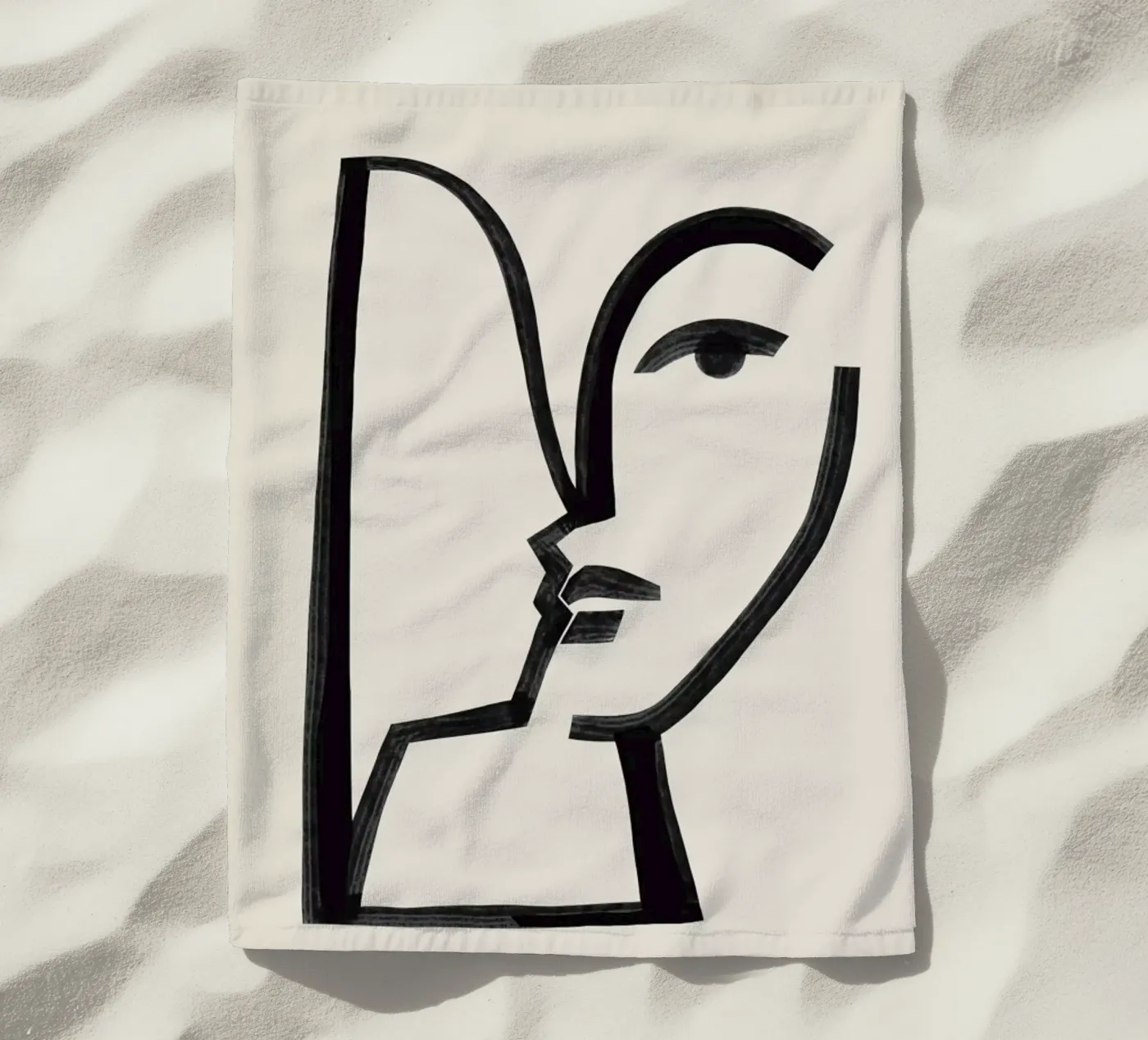 Memory strandhanddoek van Kit Agar