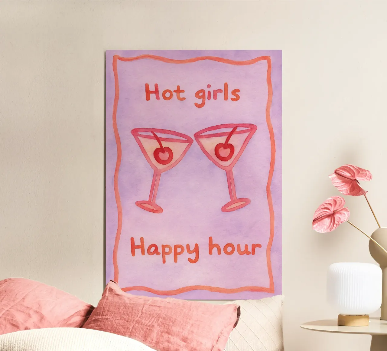 happy hour per ragazze sexy poster da onelove