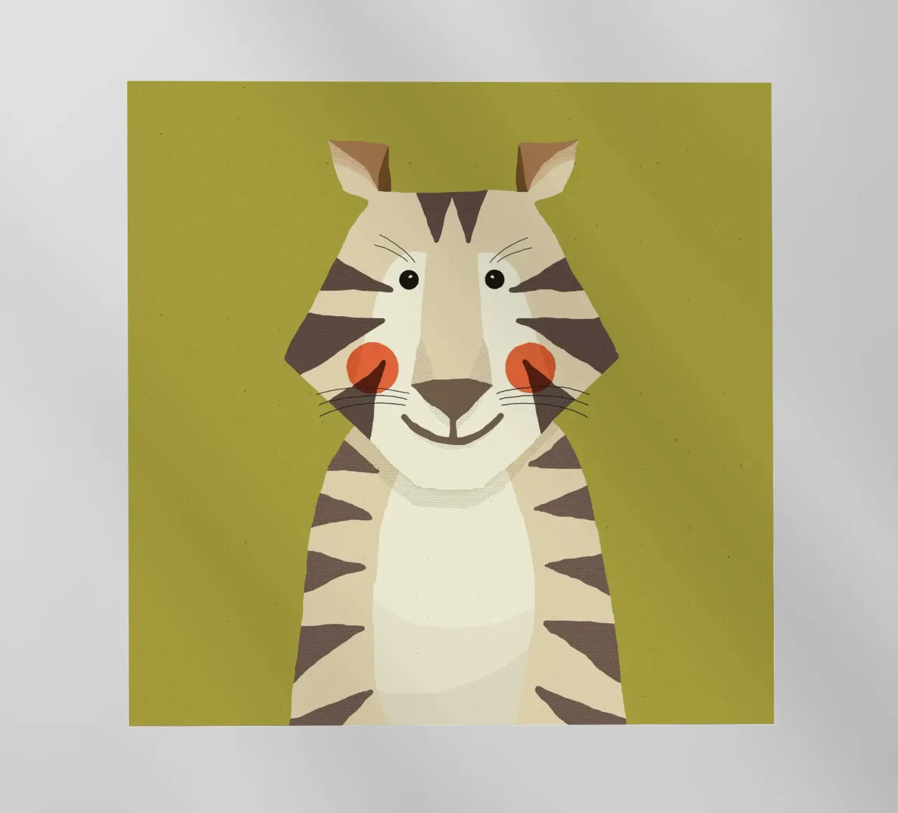 Tigre, ritratto animale pellicola backlit da The Printed Sparrow