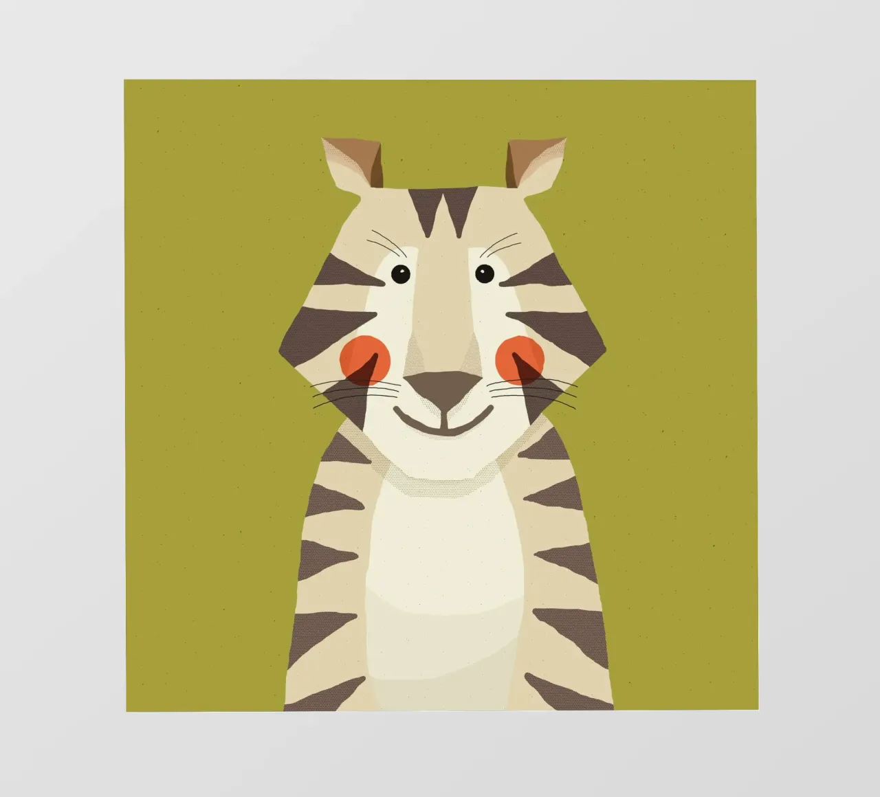 Tigre, ritratto animale pellicola backlit da The Printed Sparrow