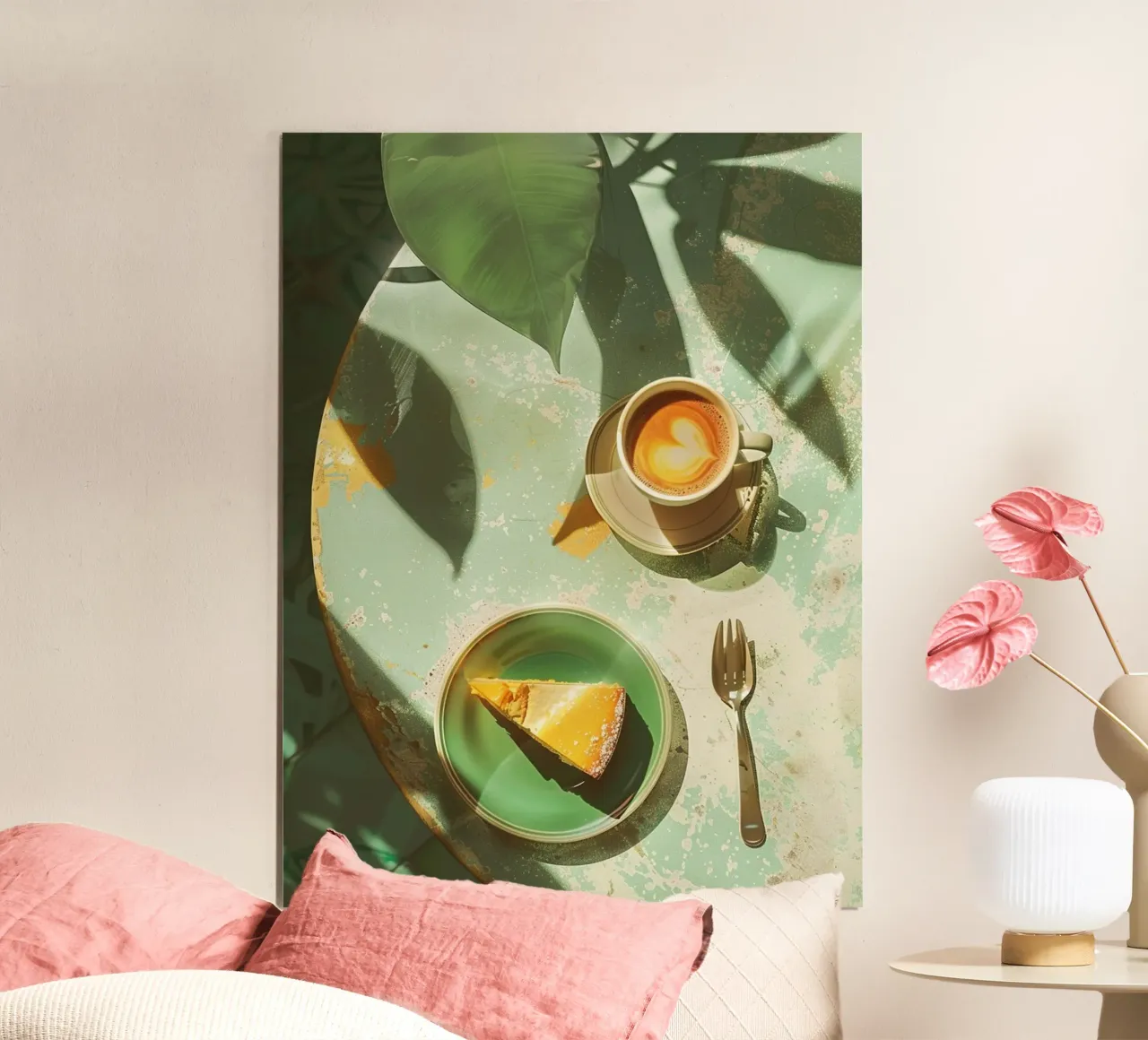 Citrus Pause poster con telaio in plastica da michi