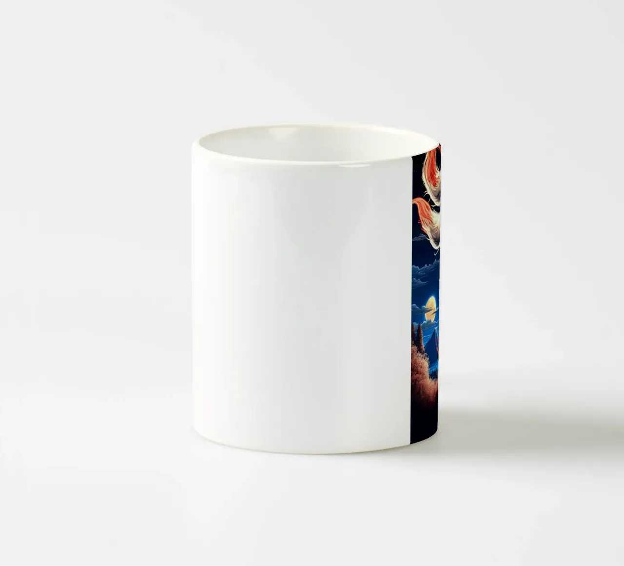 Volpe a nove code tazza in ceramica da Fleur de Lys