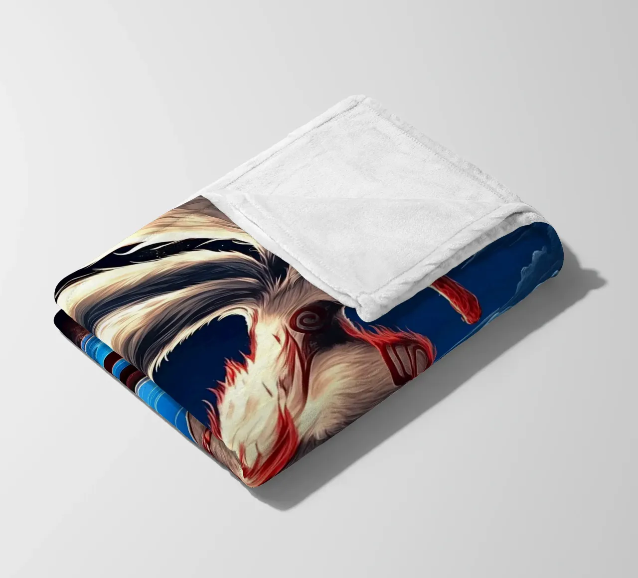 Volpe a nove code coperta in pile da Fleur de Lys