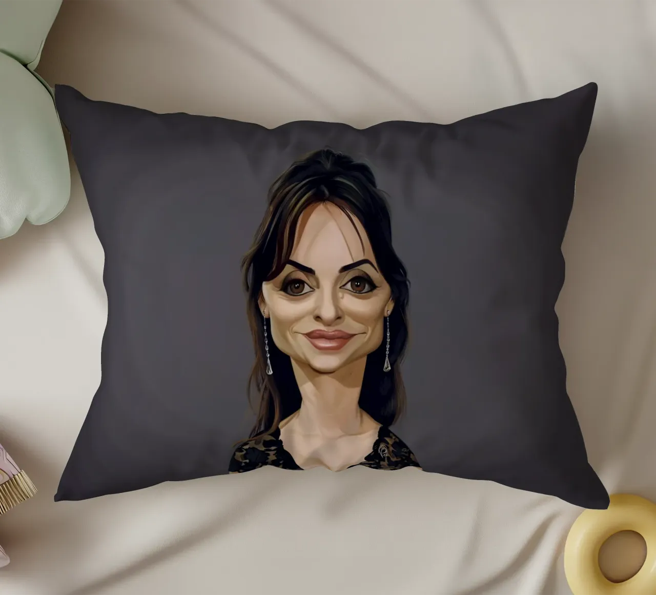 Penélope Cruz cuscino da Rob Art | Illustration