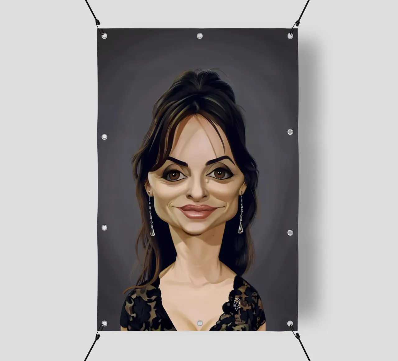 Penélope Cruz telo in pvc da Rob Art | Illustration