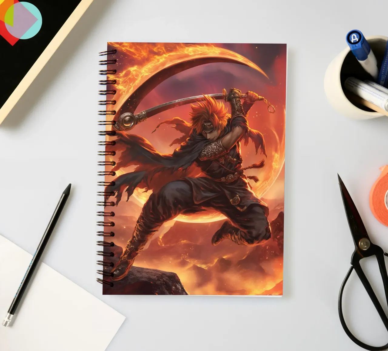 Lavos Chrono Trigger spiral notebook by Fleur de Lys