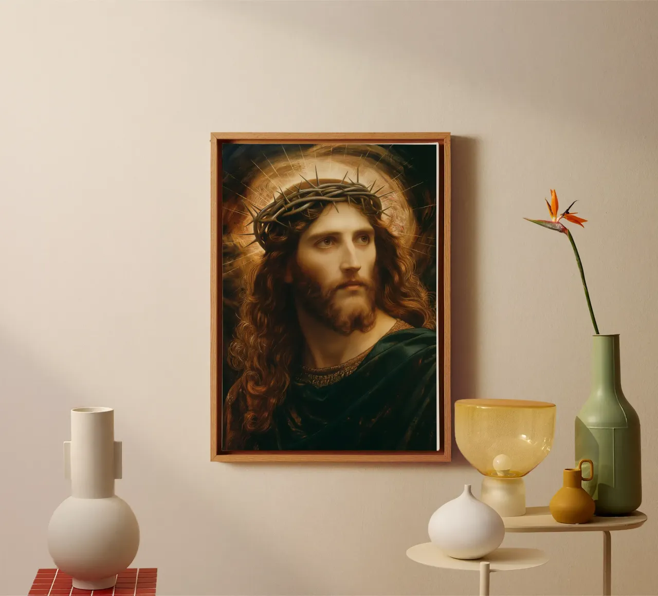 Jesus canvas by Fleur de Lys