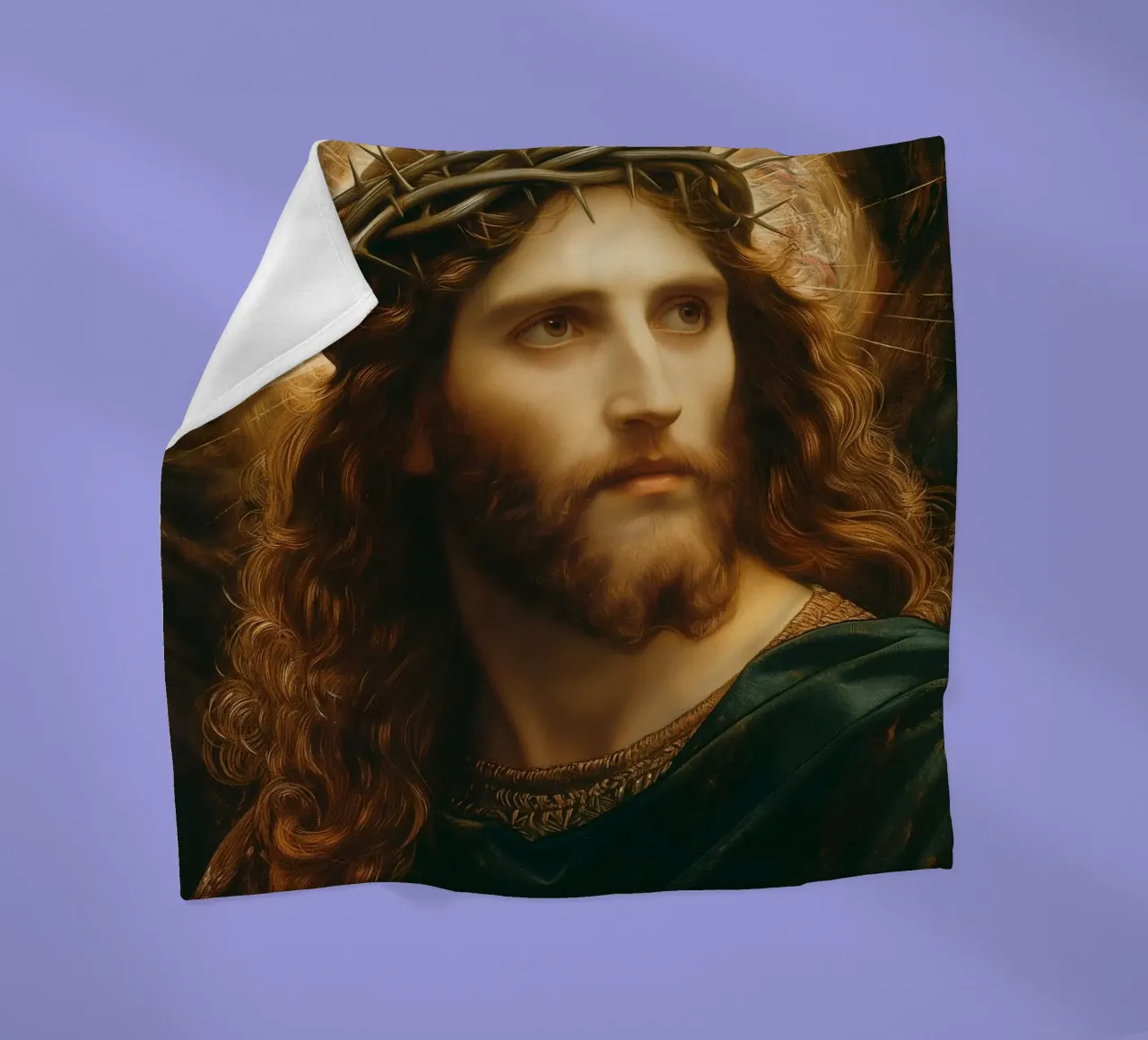 Jesus fleece blanket by Fleur de Lys