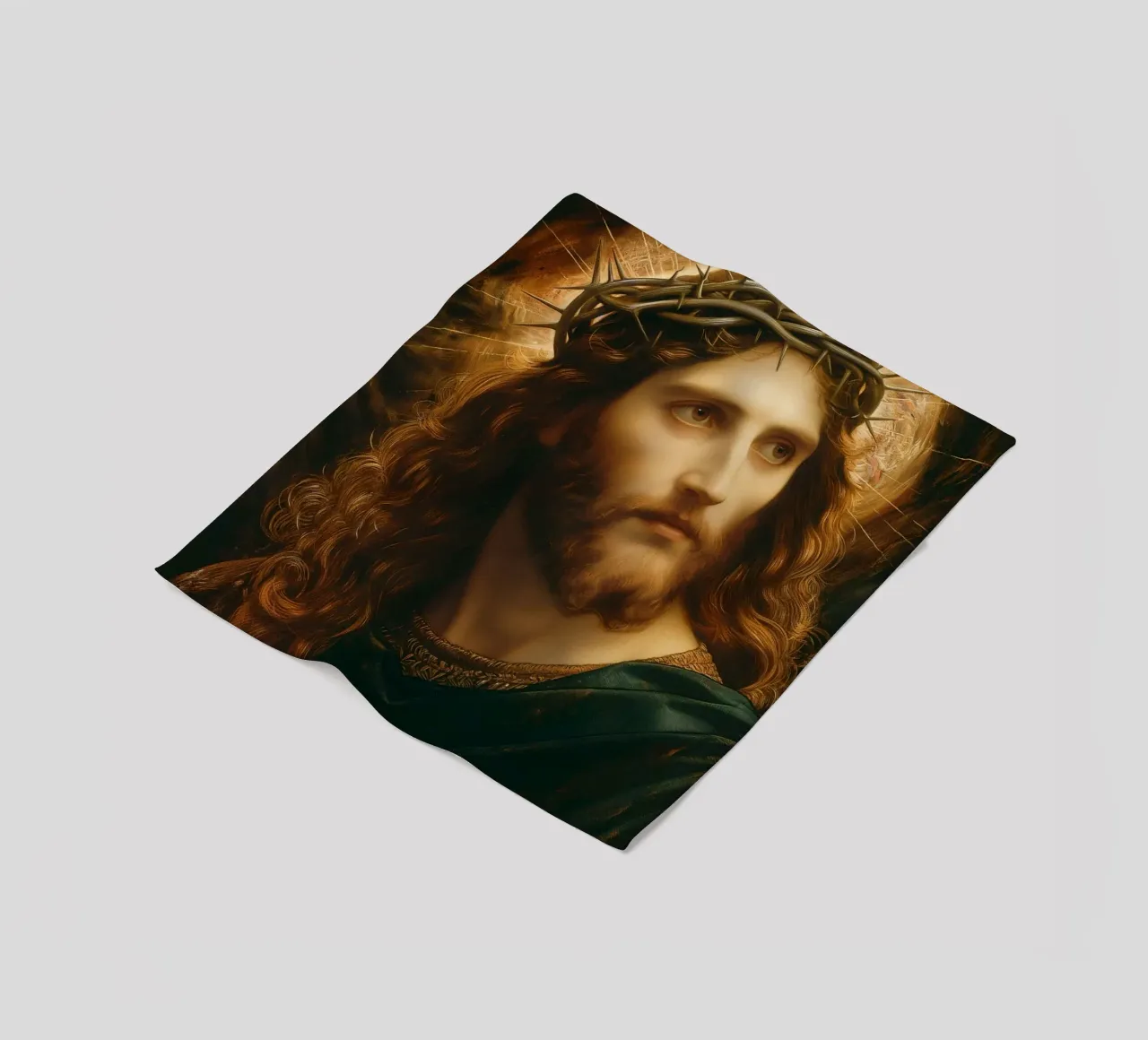Jesus fleece blanket by Fleur de Lys