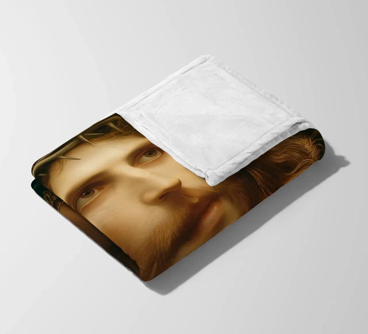Jesus fleece blanket by Fleur de Lys