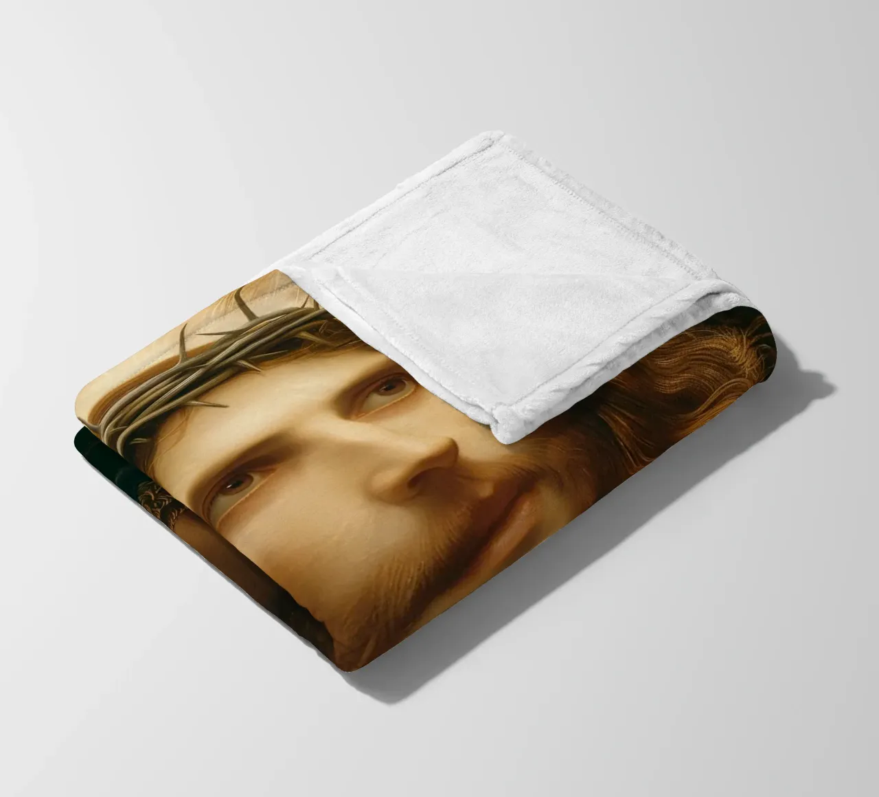Jesus fleece blanket by Fleur de Lys