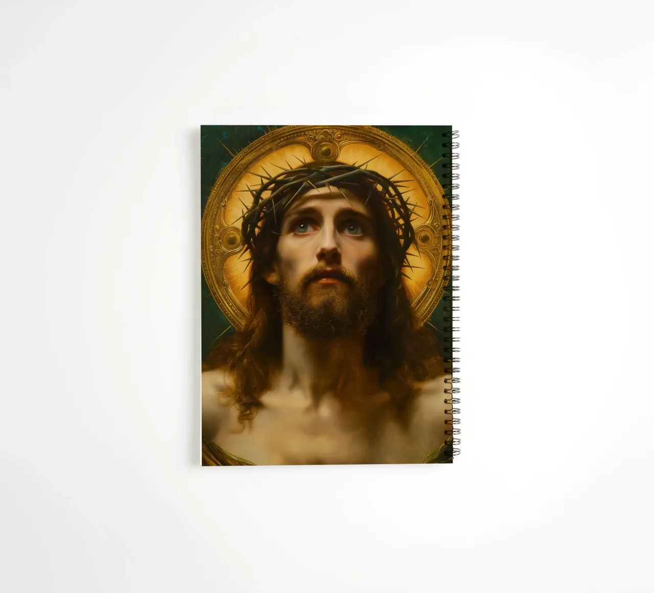 Jesus spiral notebook by Fleur de Lys