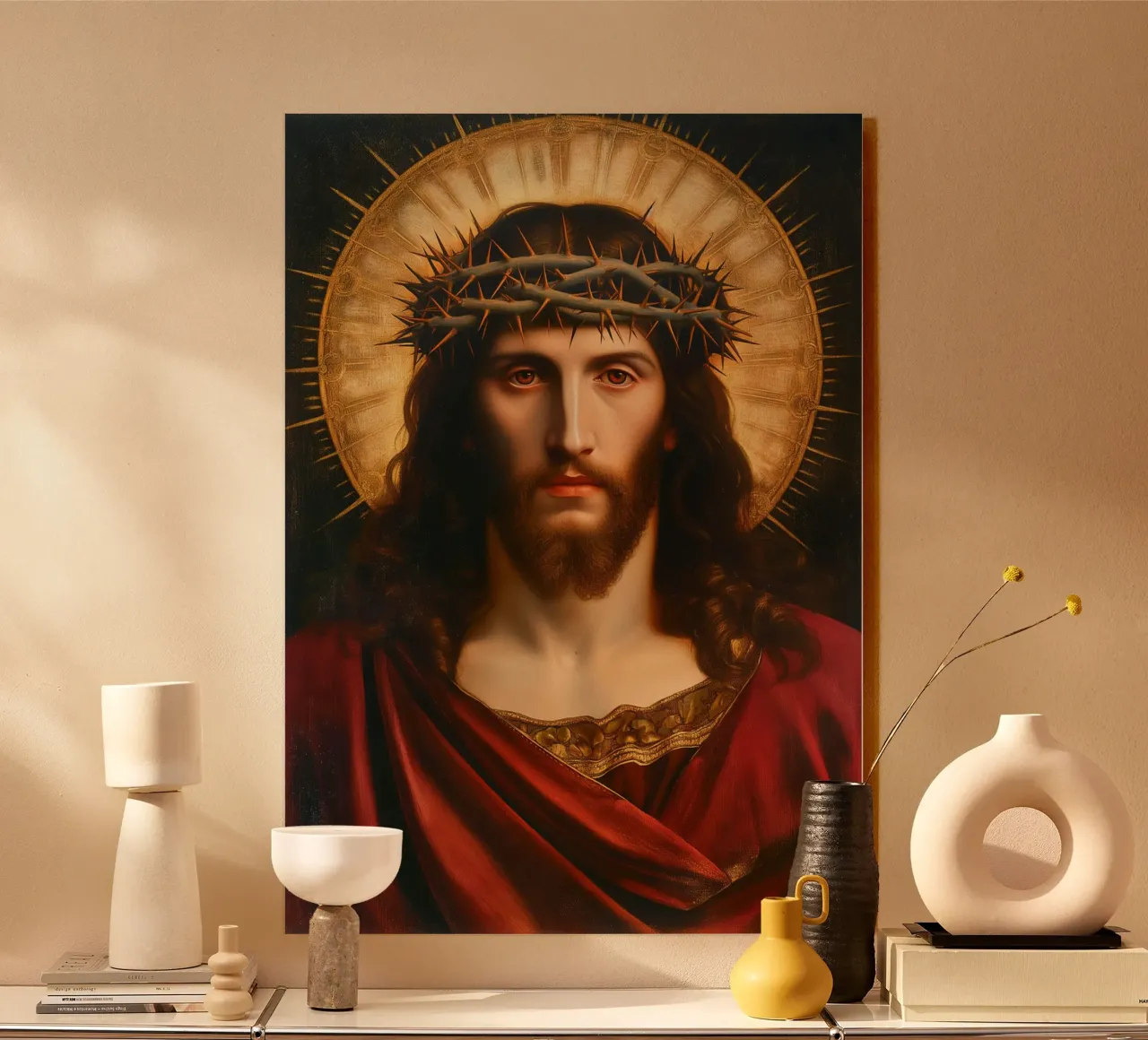 Jesus Alu-Dibond von Fleur de Lys