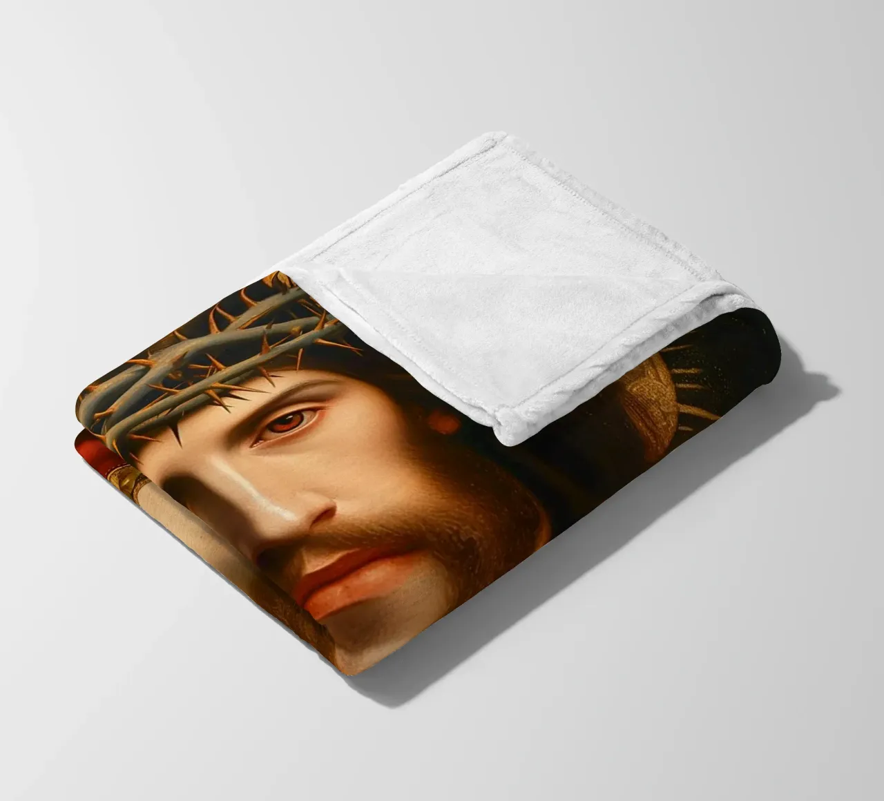 Jesus fleece blanket by Fleur de Lys