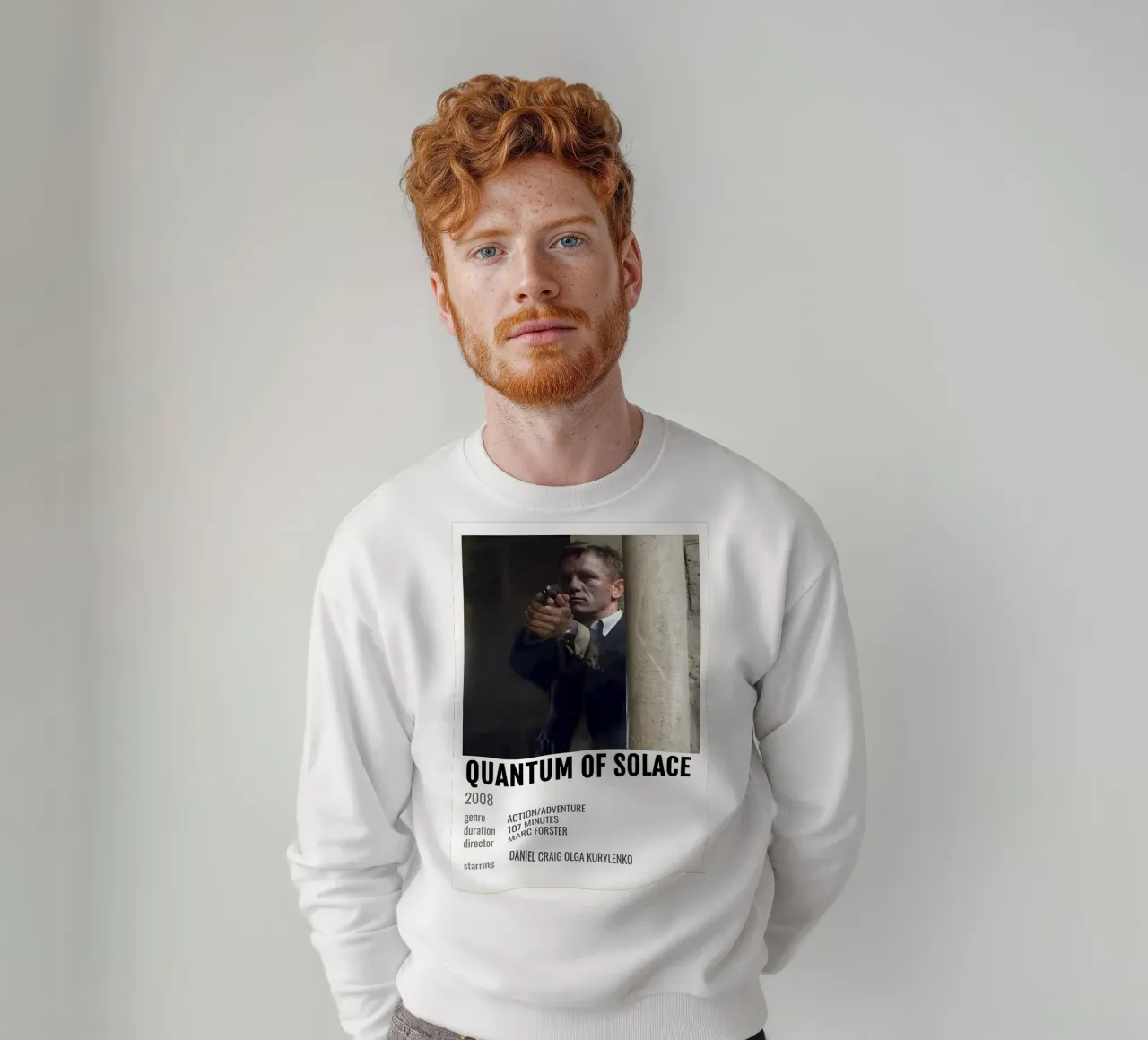 QUANTUM OF SOLACE 2008 felpa da MVFminimalist