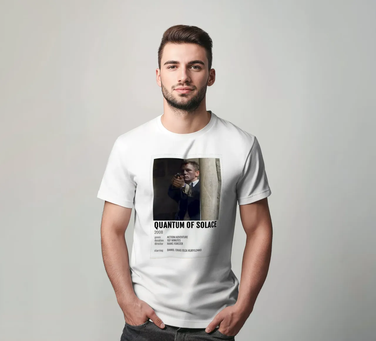 QUANTUM OF SOLACE 2008 t-shirt da MVFminimalist