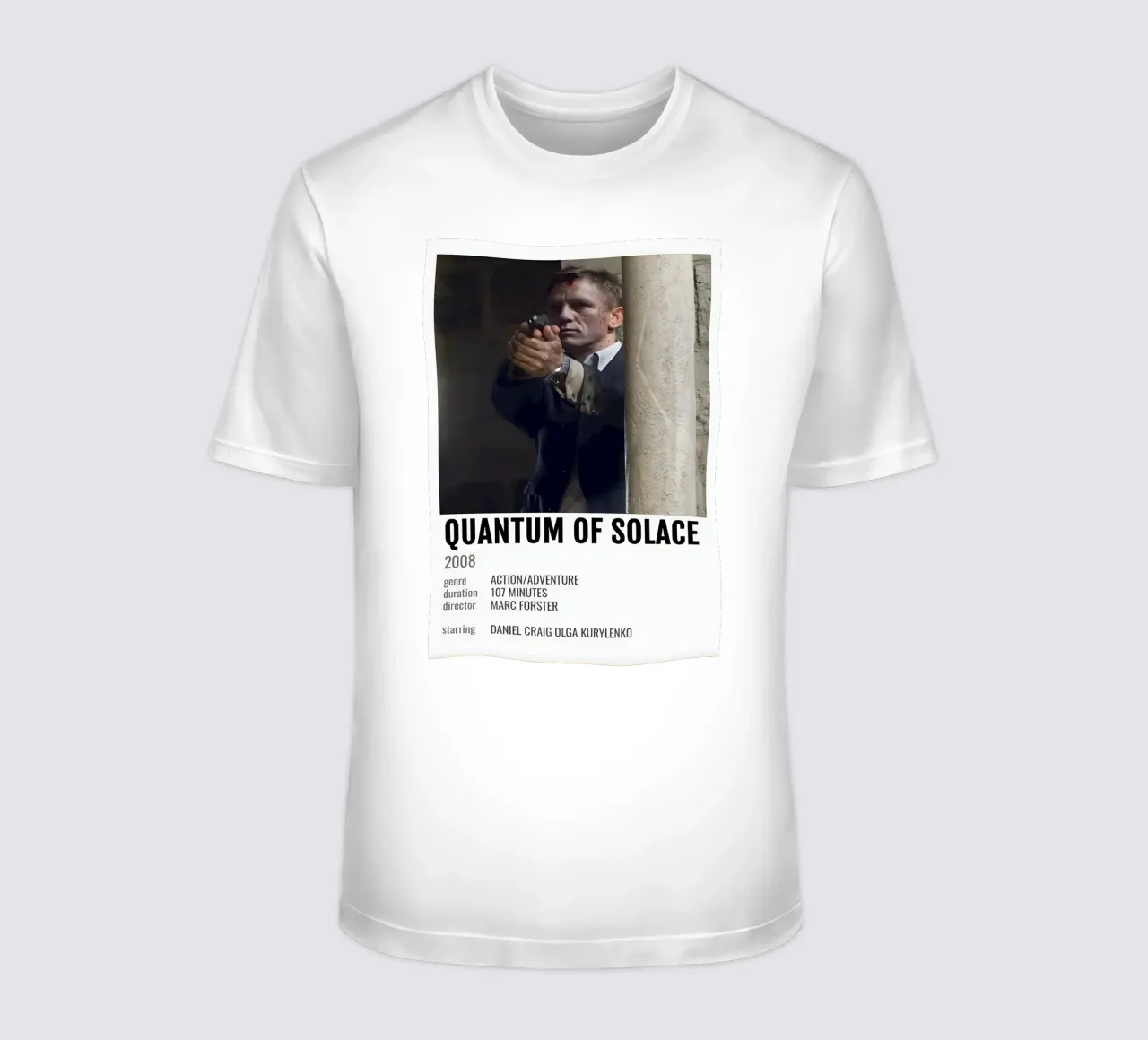 QUANTUM OF SOLACE 2008 t-shirt da MVFminimalist