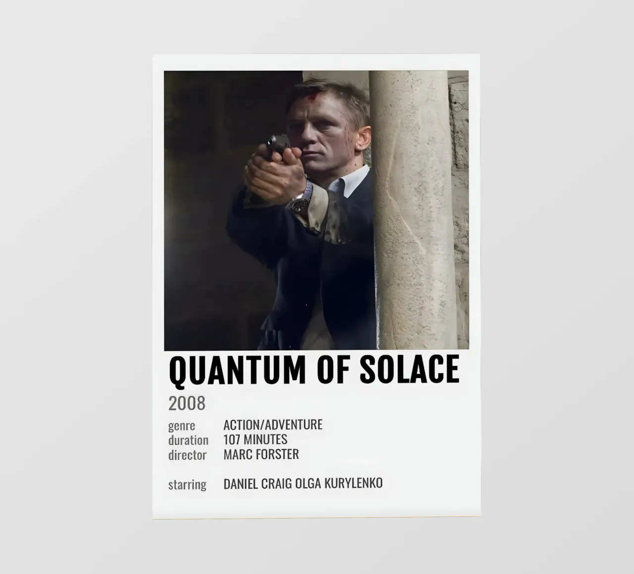 QUANTUM OF SOLACE 2008 photo wallpaper by MVFminimalist