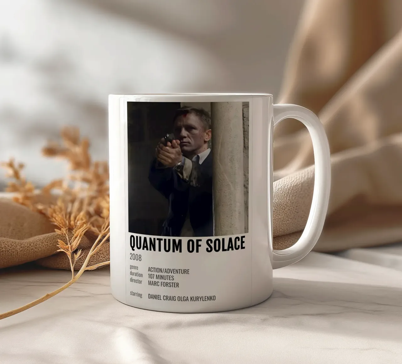 QUANTUM OF SOLACE 2008 tazza in ceramica da MVFminimalist