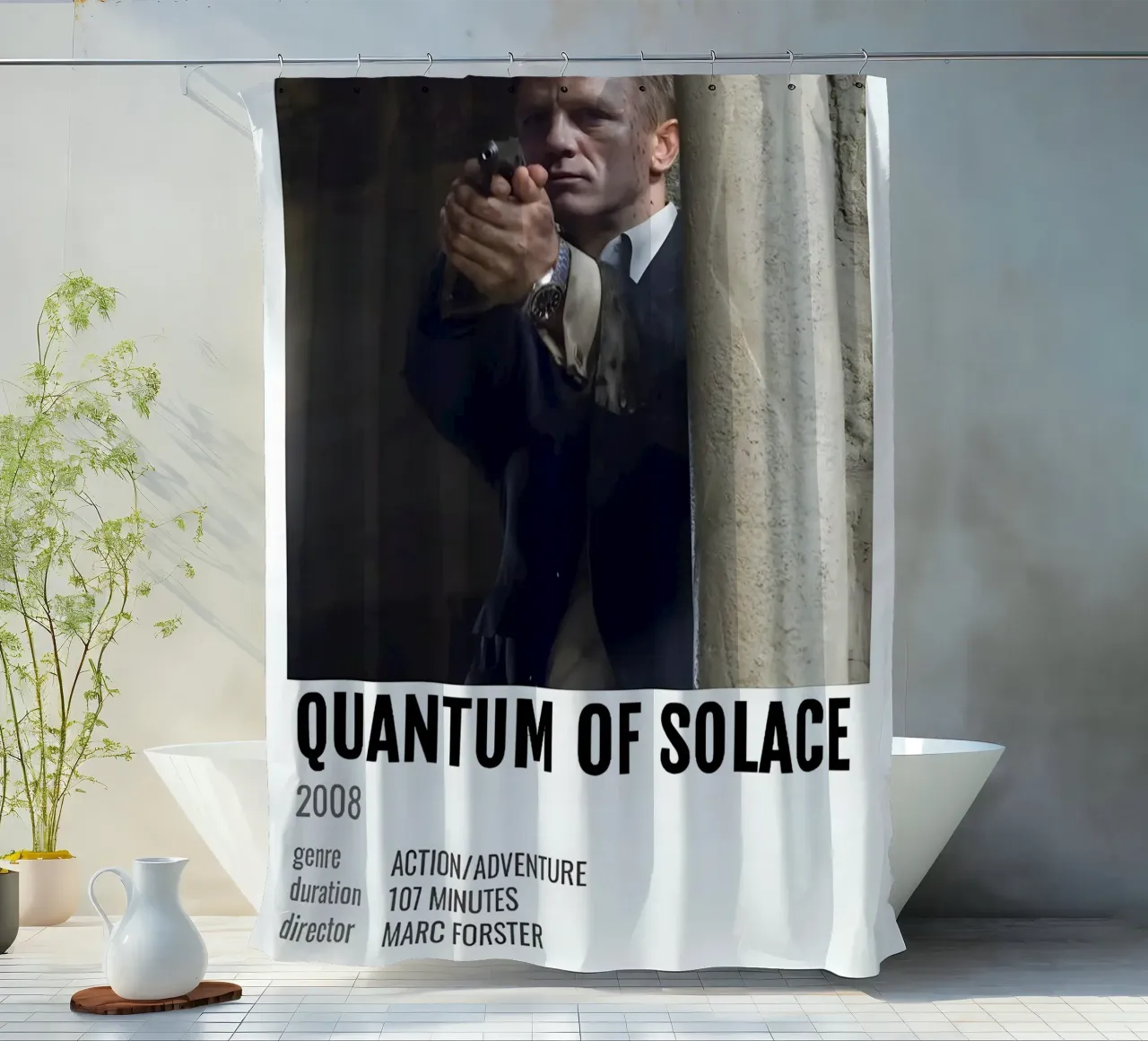 QUANTUM OF SOLACE 2008 tenda da doccia da MVFminimalist