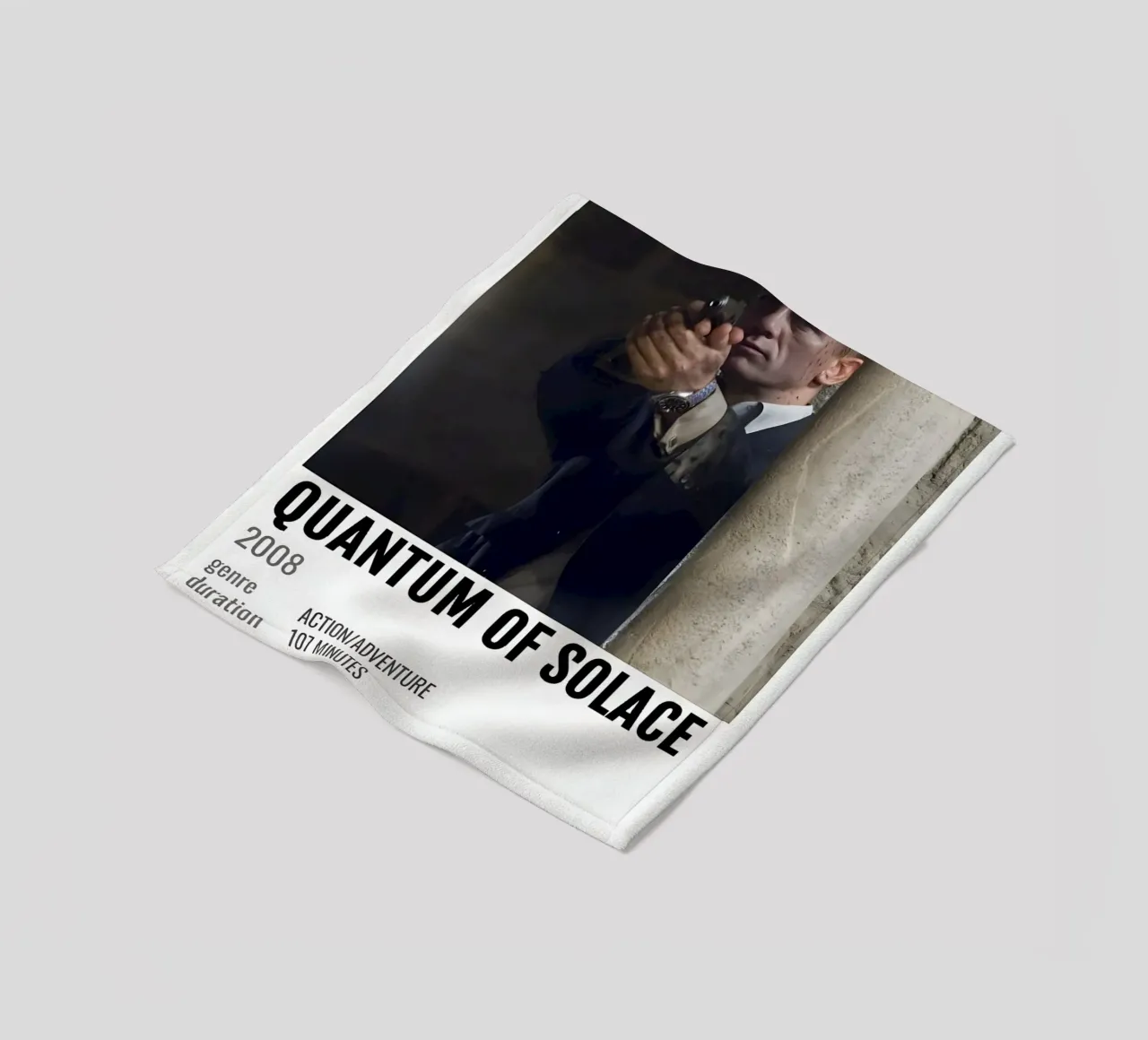 QUANTUM OF SOLACE 2008 coperta in pile da MVFminimalist