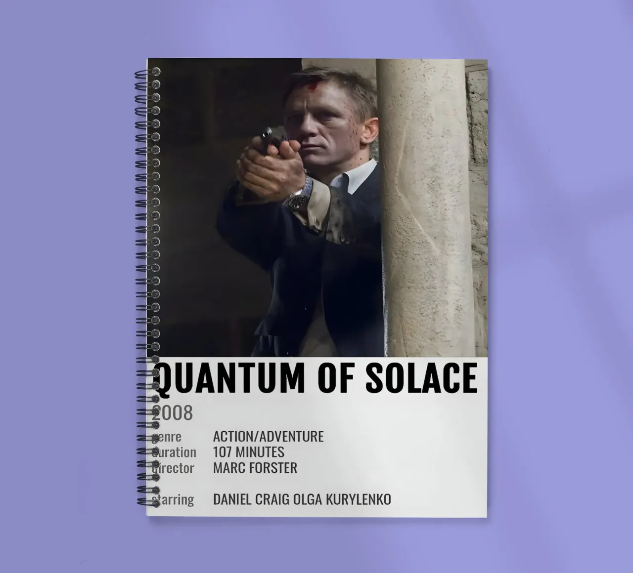 QUANTUM OF SOLACE 2008 Ringbuch von MVFminimalist
