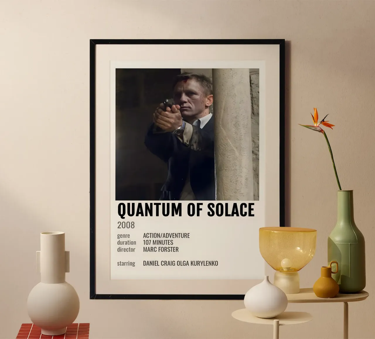 QUANTUM OF SOLACE 2008 carta hahnemühle da MVFminimalist