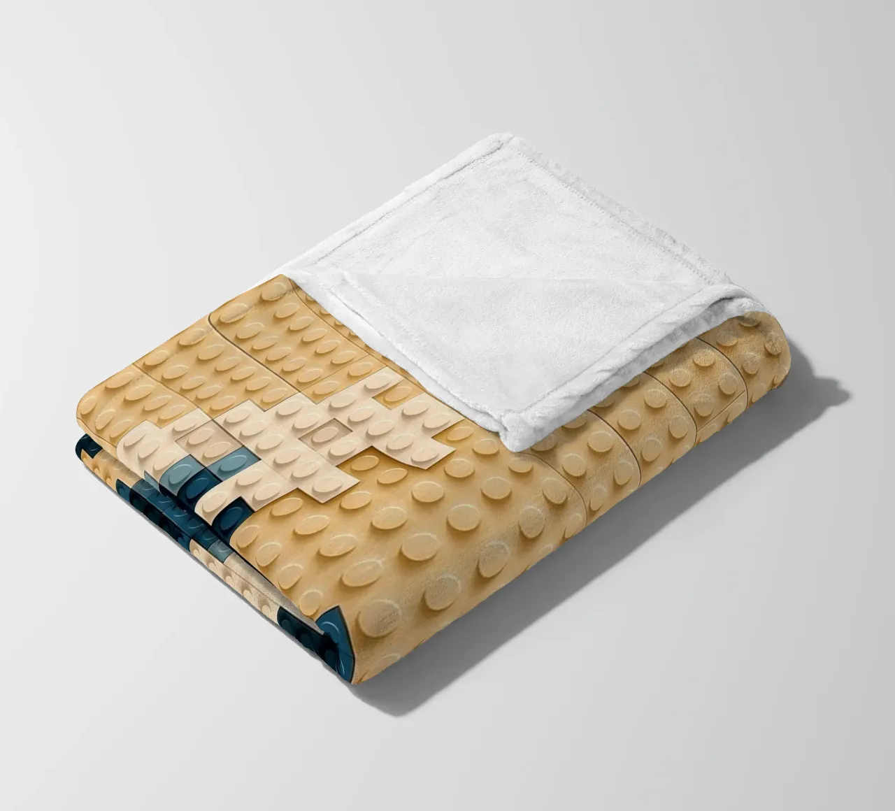 Onda di mattoni di Kanagawa coperta in pile da KUNSTstück