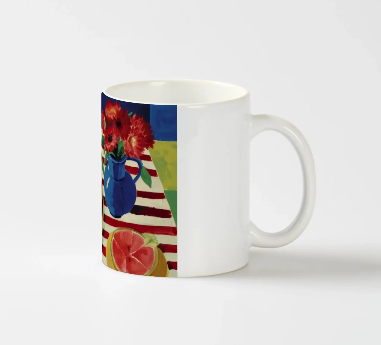 Pompelmo a fiore granato tazza in ceramica da Fable Tempa