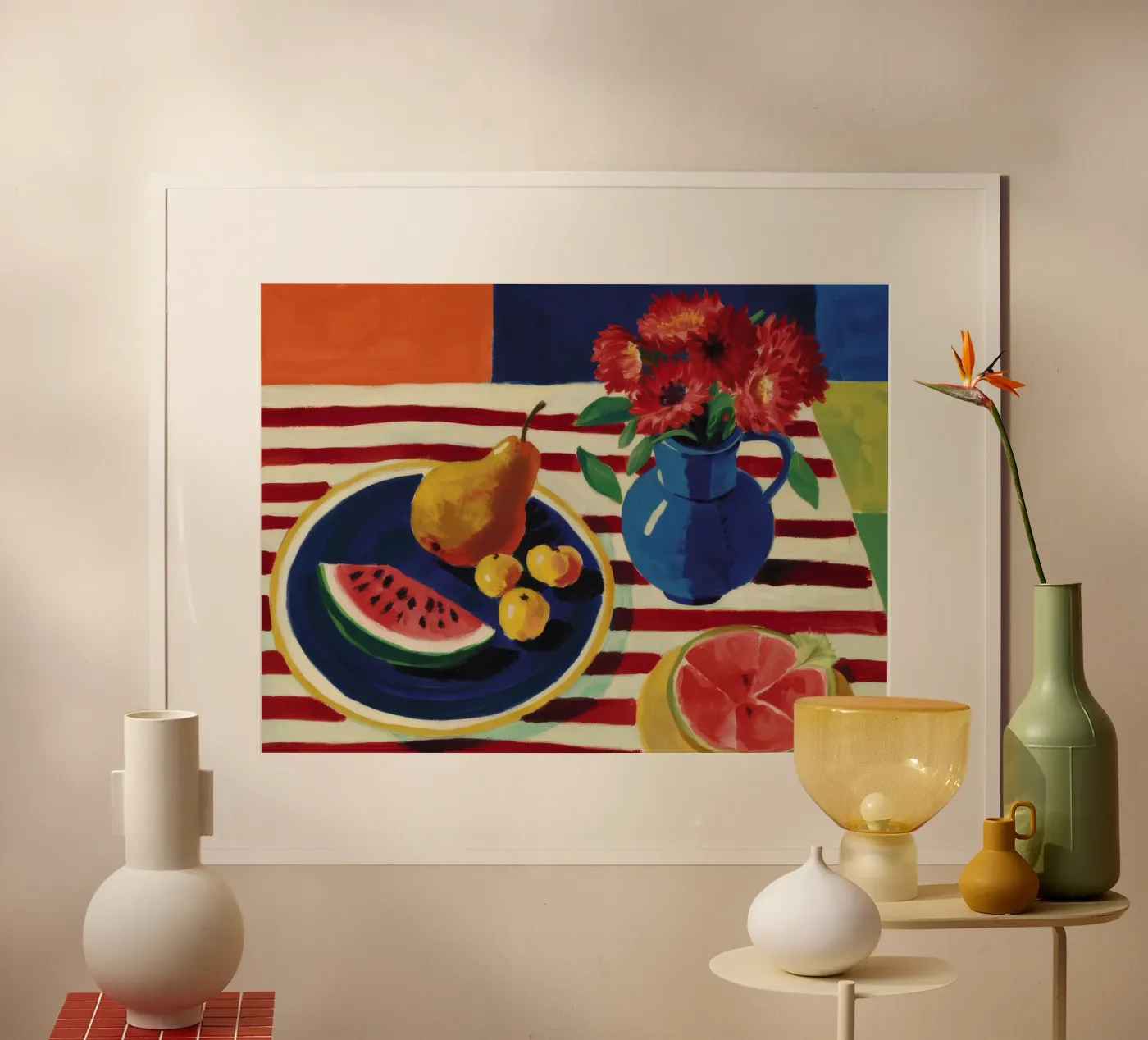 Garnet Bloom Pamplemousse poster de Fable Tempa