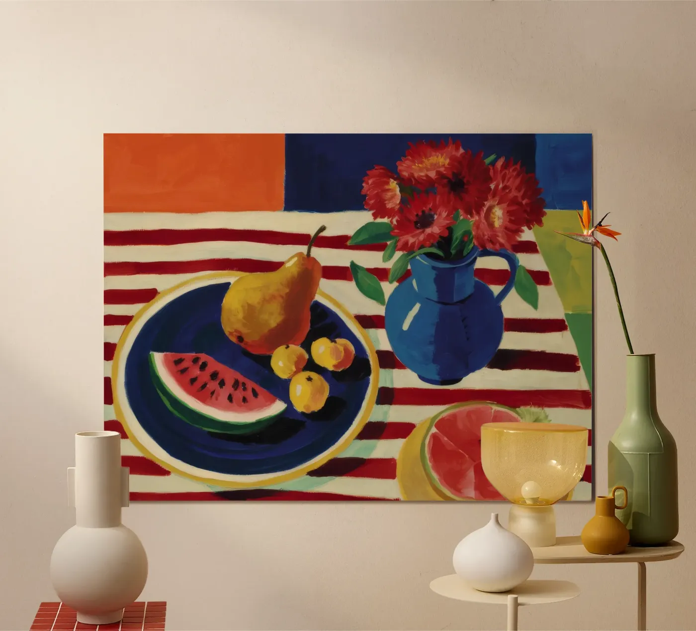 Garnet Bloom Pamplemousse poster de Fable Tempa