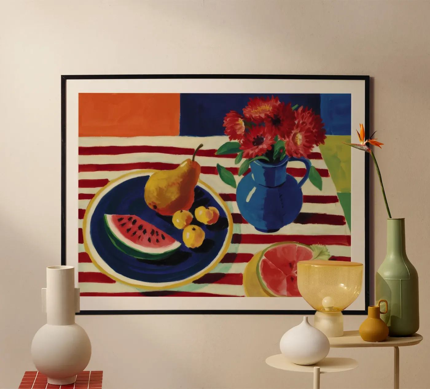 Garnet Bloom Pamplemousse poster de Fable Tempa