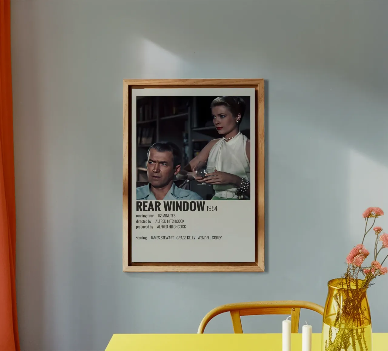 REAR WINDOW 1954 alluminio dibond da MVFminimalist