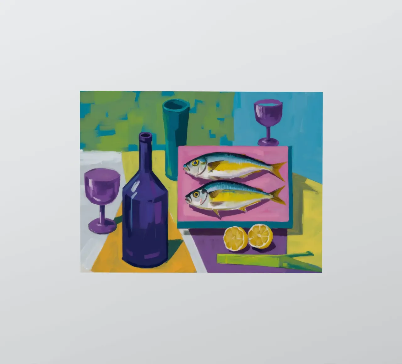 Sapphire-Fisch-Dinner Sticker von Fable Tempa