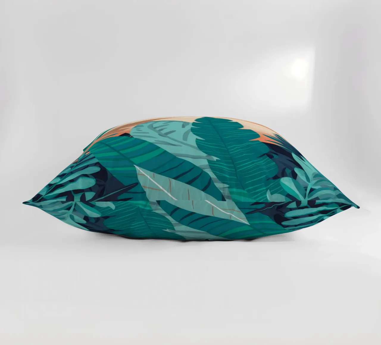 Strati di foglie tropicali cuscino da Muse Artworks
