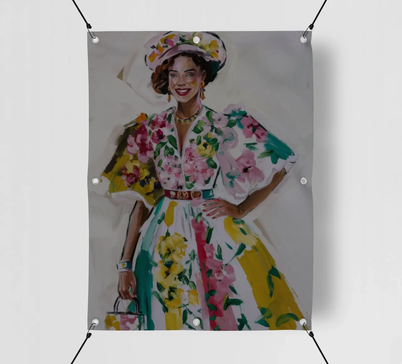 Abito floreale Grace telo in pvc da Haven Fantasy