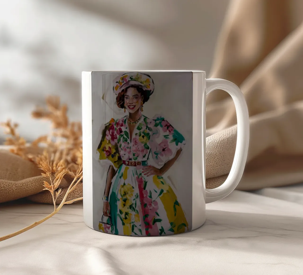 Abito floreale Grace tazza in ceramica da Haven Fantasy